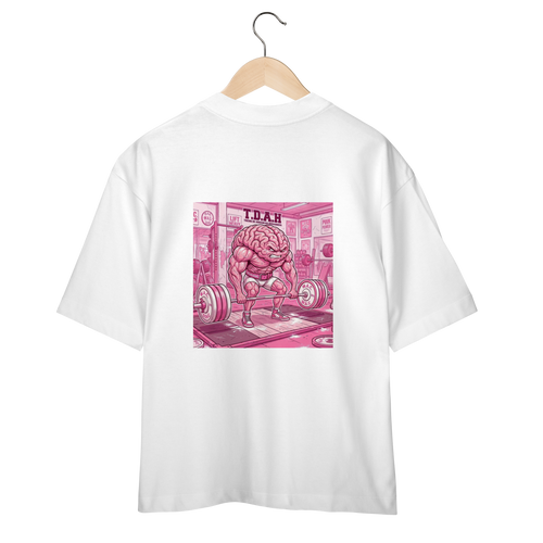 Camiseta Oversized "T.D.A.H" cor branco