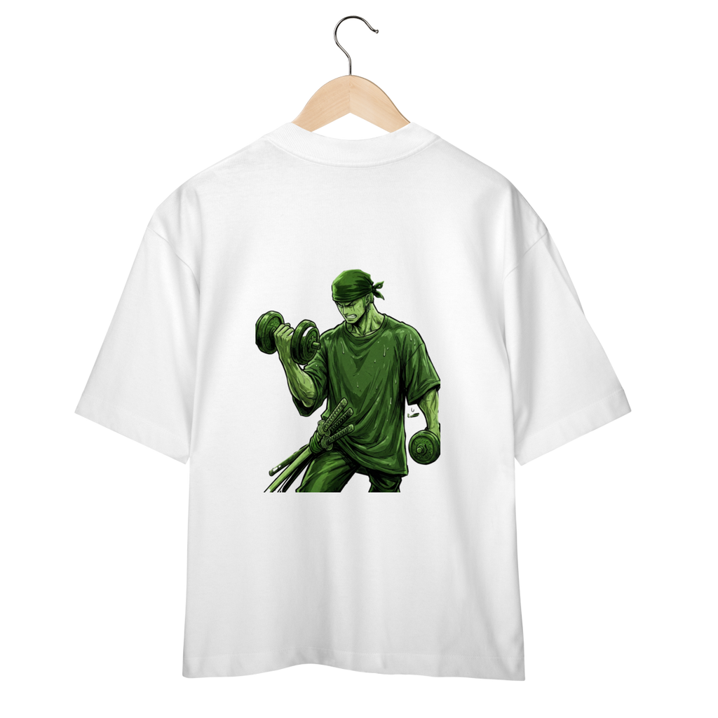 Camiseta Oversized "Zoro" cor branco