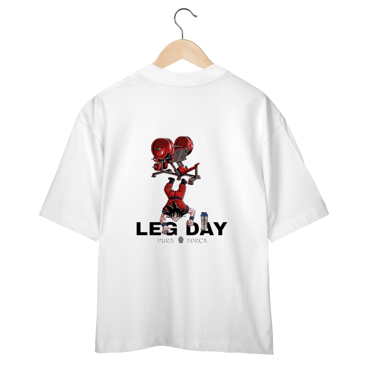 Camiseta Oversized Goku - Leg Day