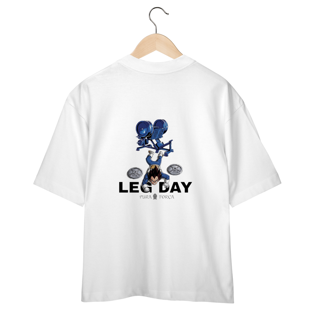 Camiseta Oversized Vegeta - Leg Day