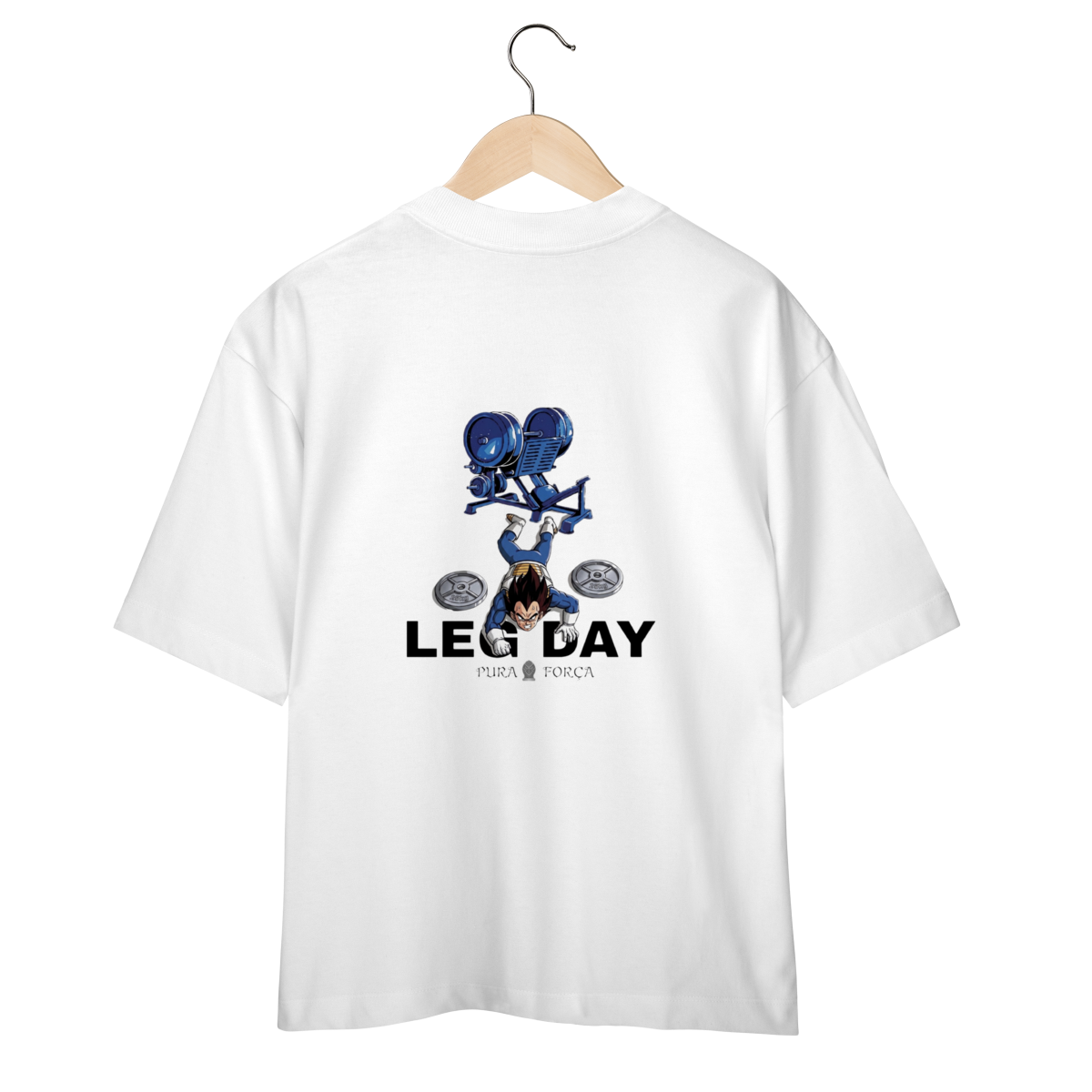 Camiseta Oversized Vegeta - Leg Day