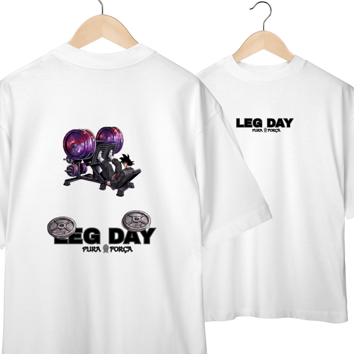 Camiseta Oversized Goku black - Leg Day