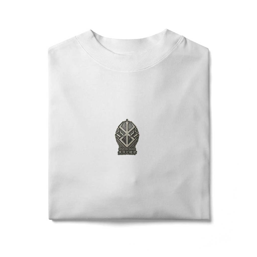 Camiseta Oversized "Leg Day" cor branco