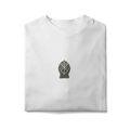 Camiseta Oversized "Leg Day" cor branco