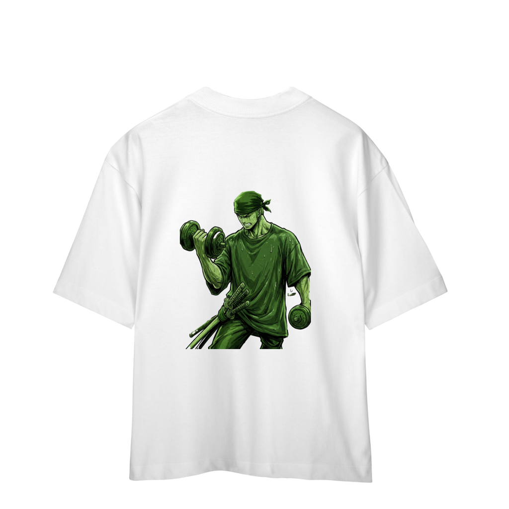 Camiseta Oversized "Zoro" cor branco
