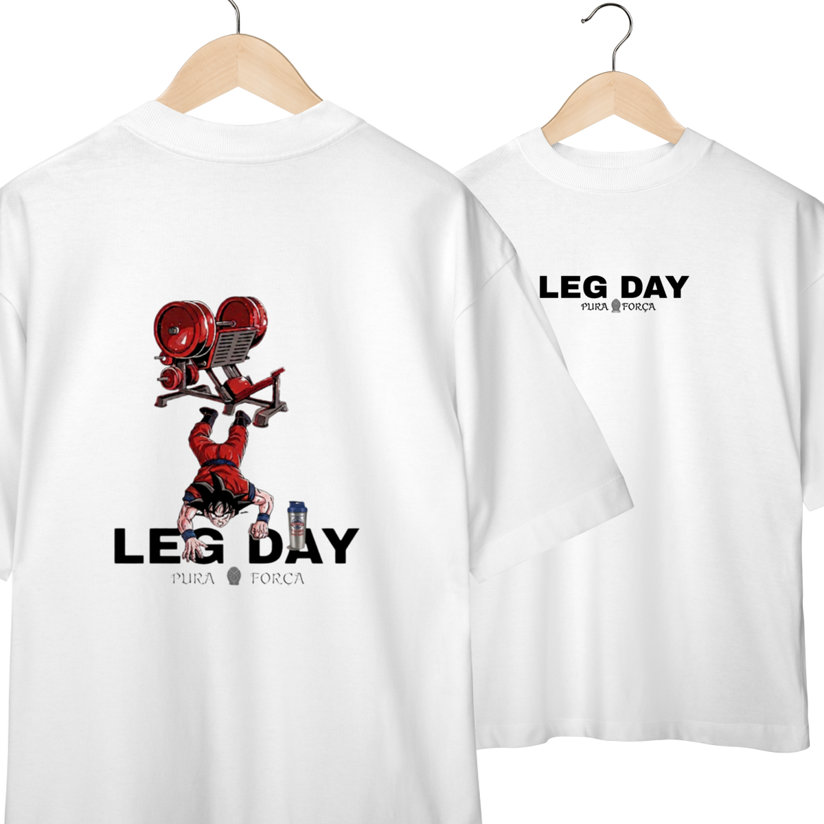 Camiseta Oversized Goku - Leg Day
