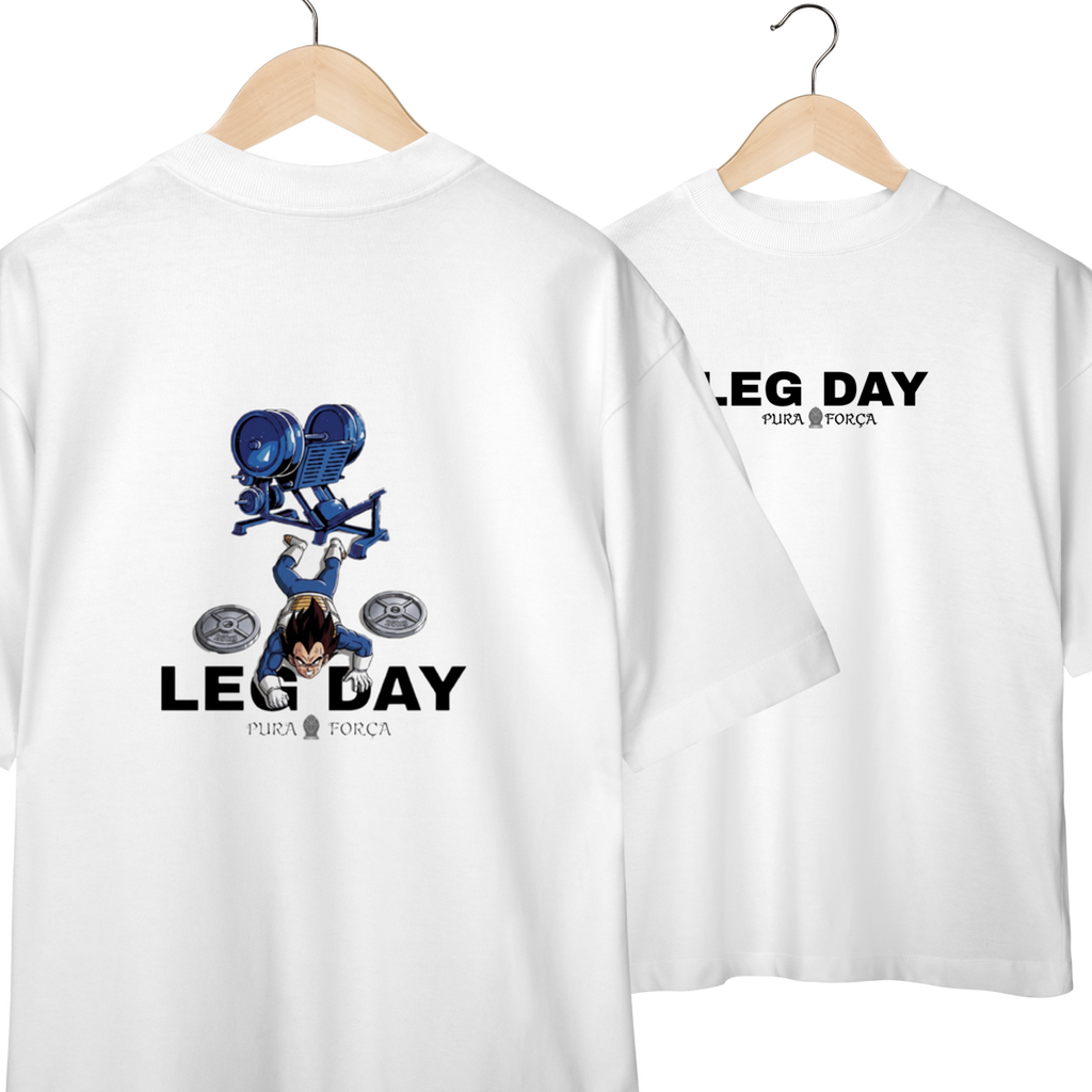 Camiseta Oversized Vegeta - Leg Day