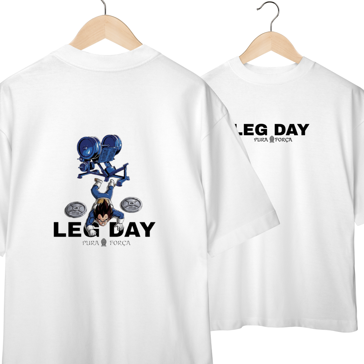 Camiseta Oversized Vegeta - Leg Day