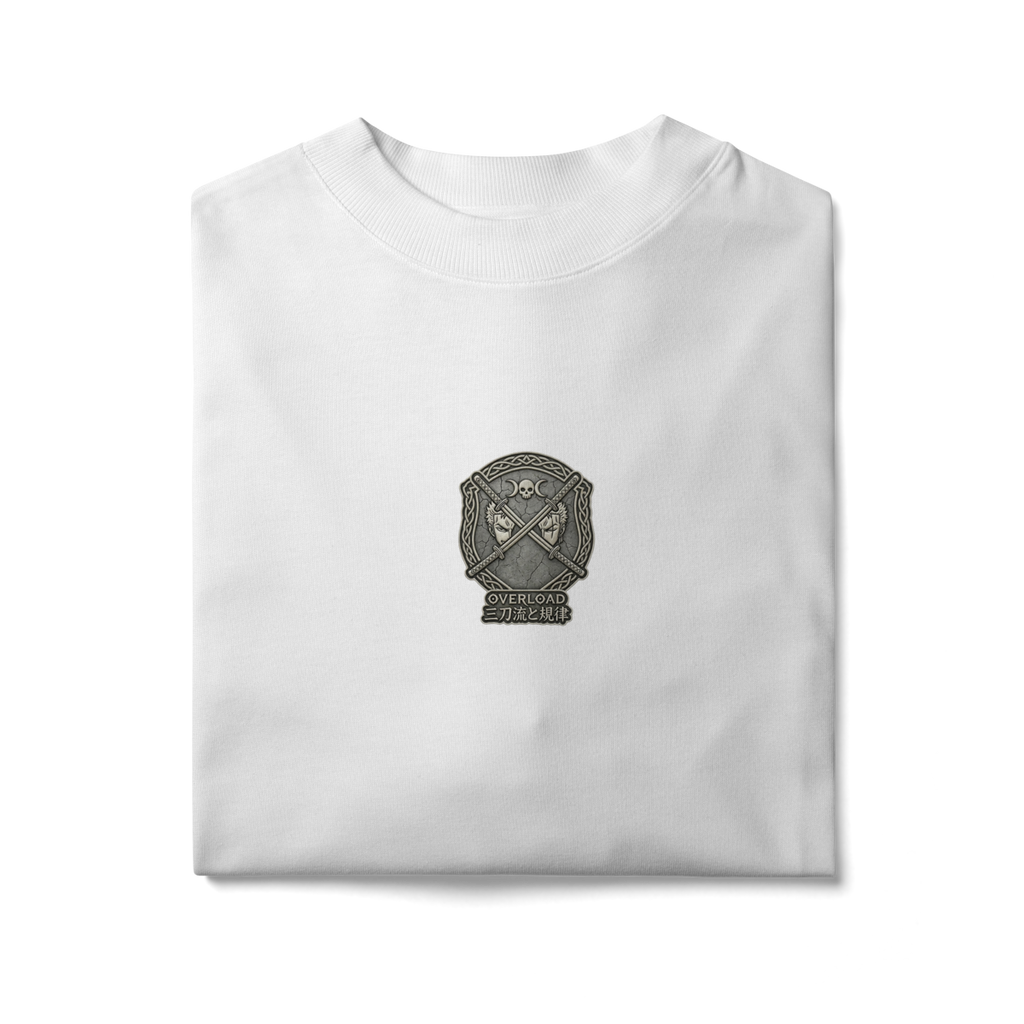 Camiseta Oversized "Zoro" cor branco