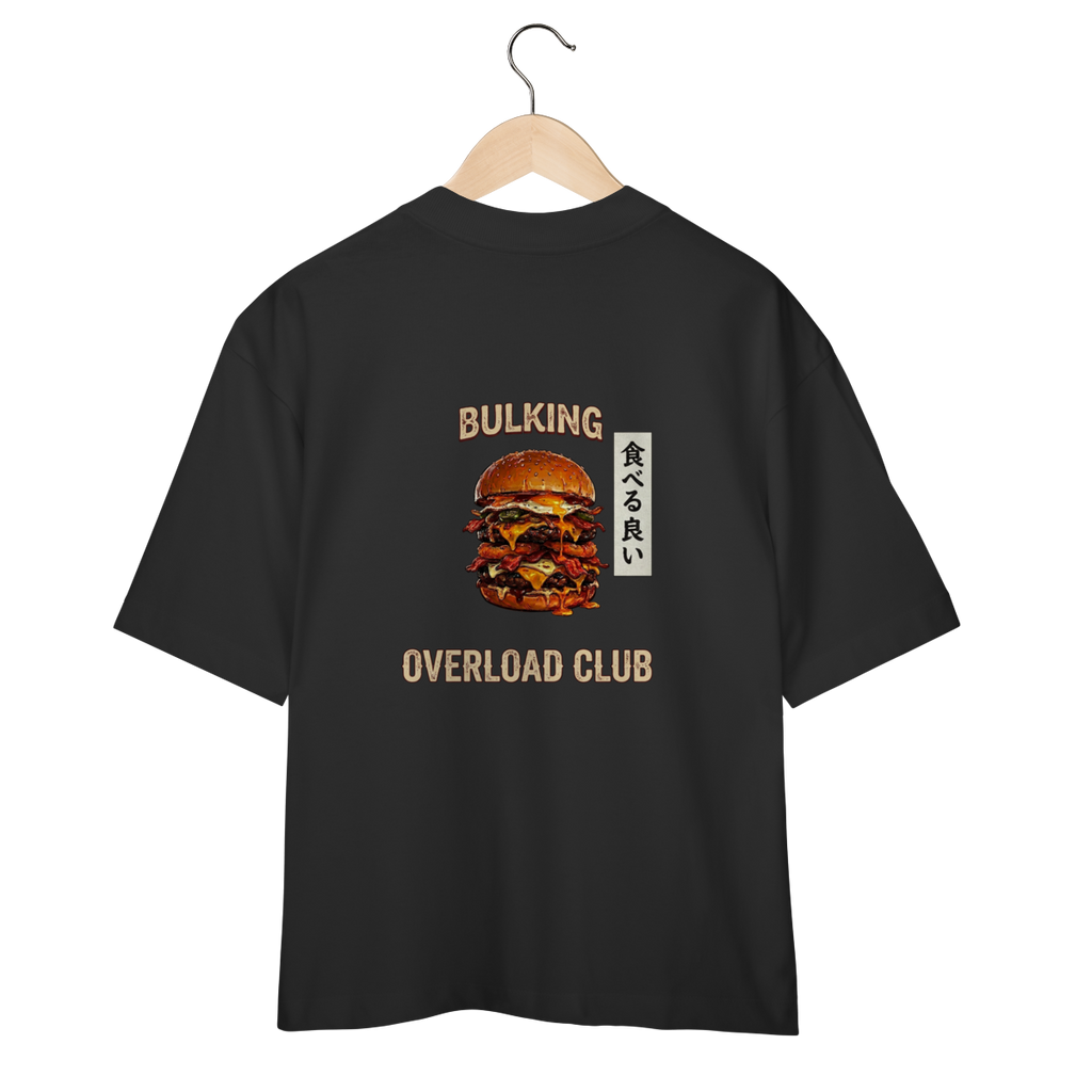 Camiseta Oversized "Bulking" cor preto