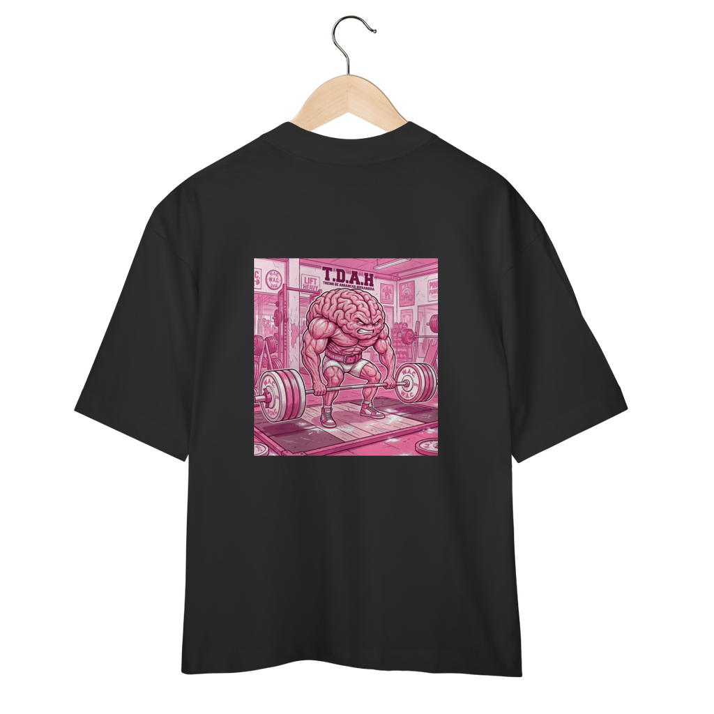 Camiseta Oversized "T.D.A.H" cor preto