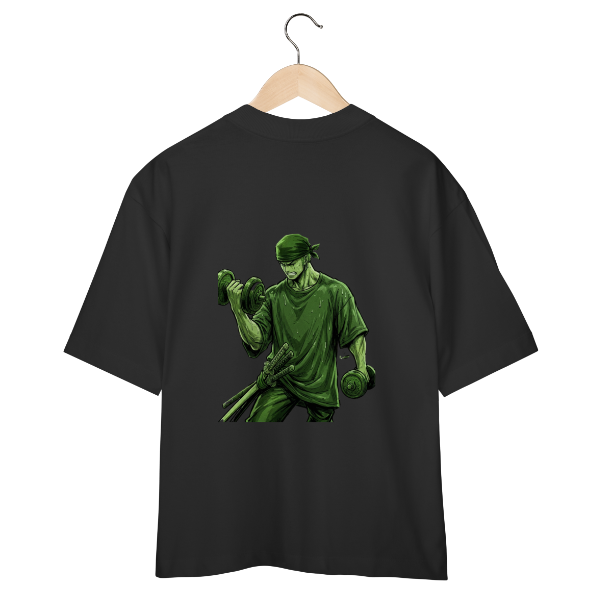 Camiseta Oversized "Zoro" cor preto