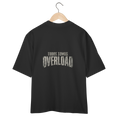 Camiseta Oversized "Todos Somos Overload" Cor Preto