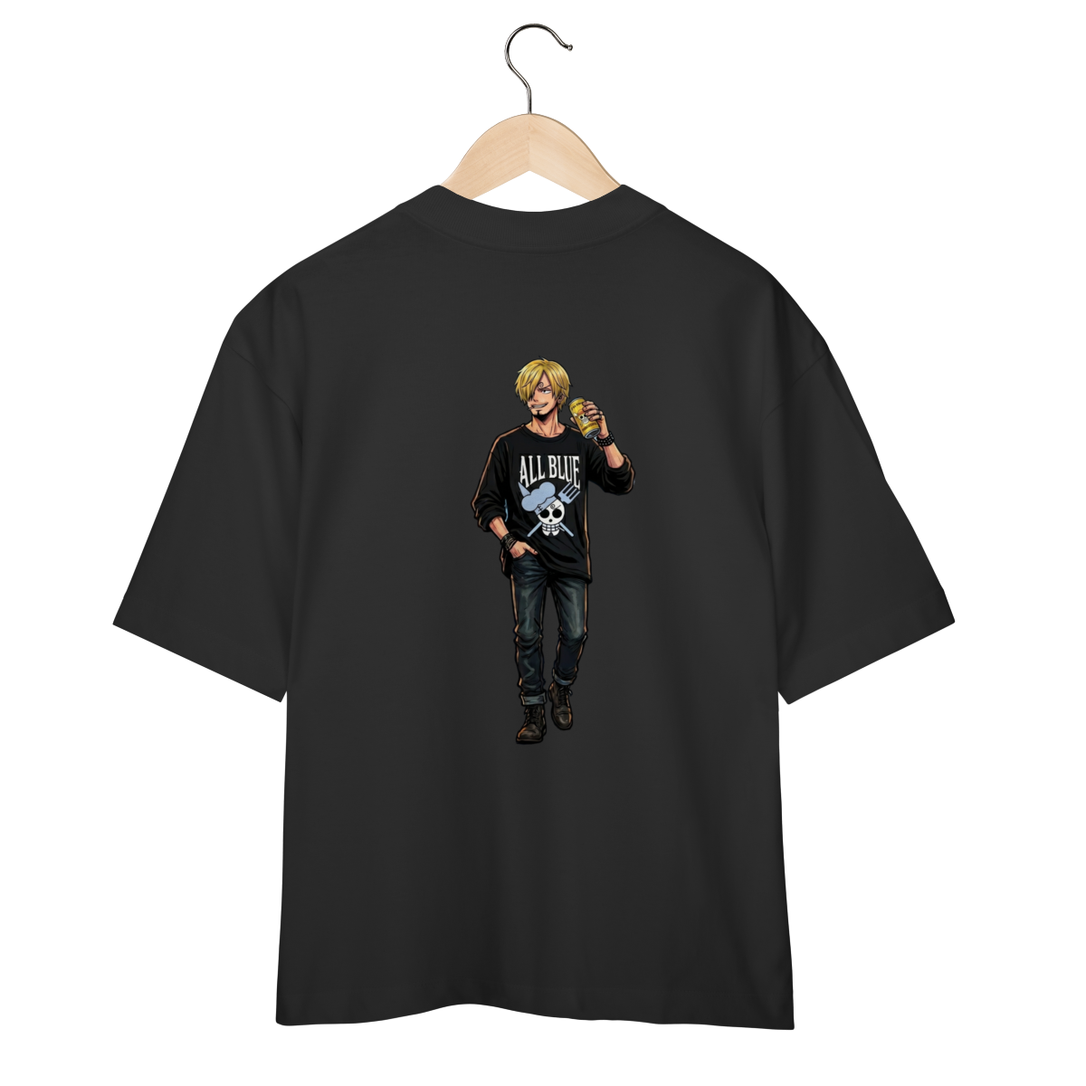 Camiseta Oversized sanji - edit nakamafuel
