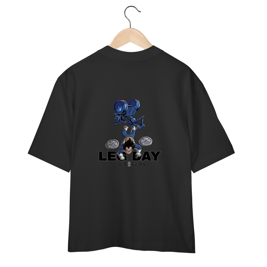 Camiseta Oversized Vegeta - Leg Day