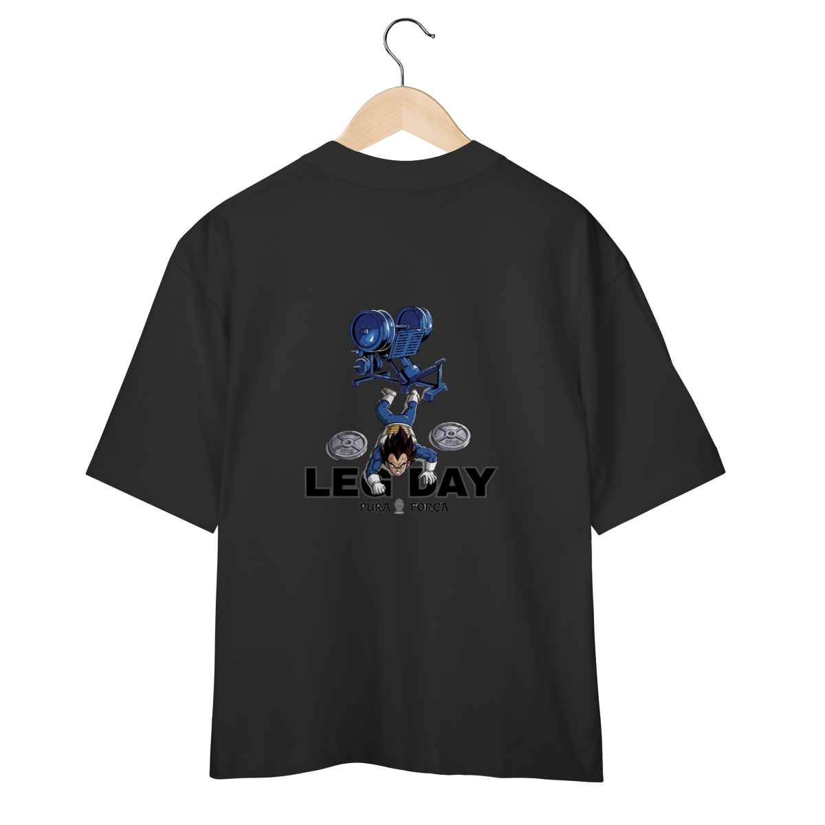 Camiseta Oversized Vegeta - Leg Day