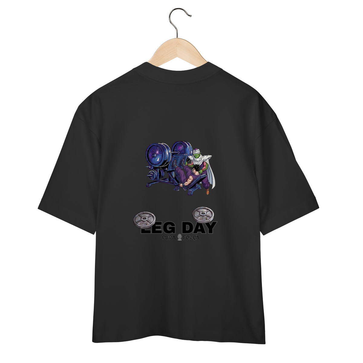 Camiseta Oversized Gohan e Piccolo - Led Day