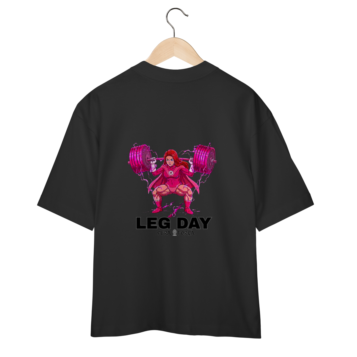 Camiseta Oversized eve - Leg Day