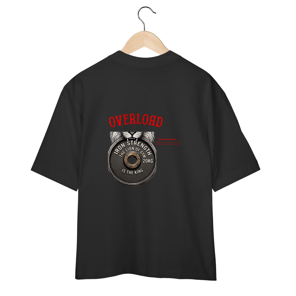 Camiseta Oversized - iron strength