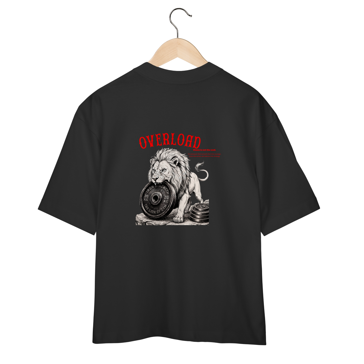 Camiseta Oversized - iron strength