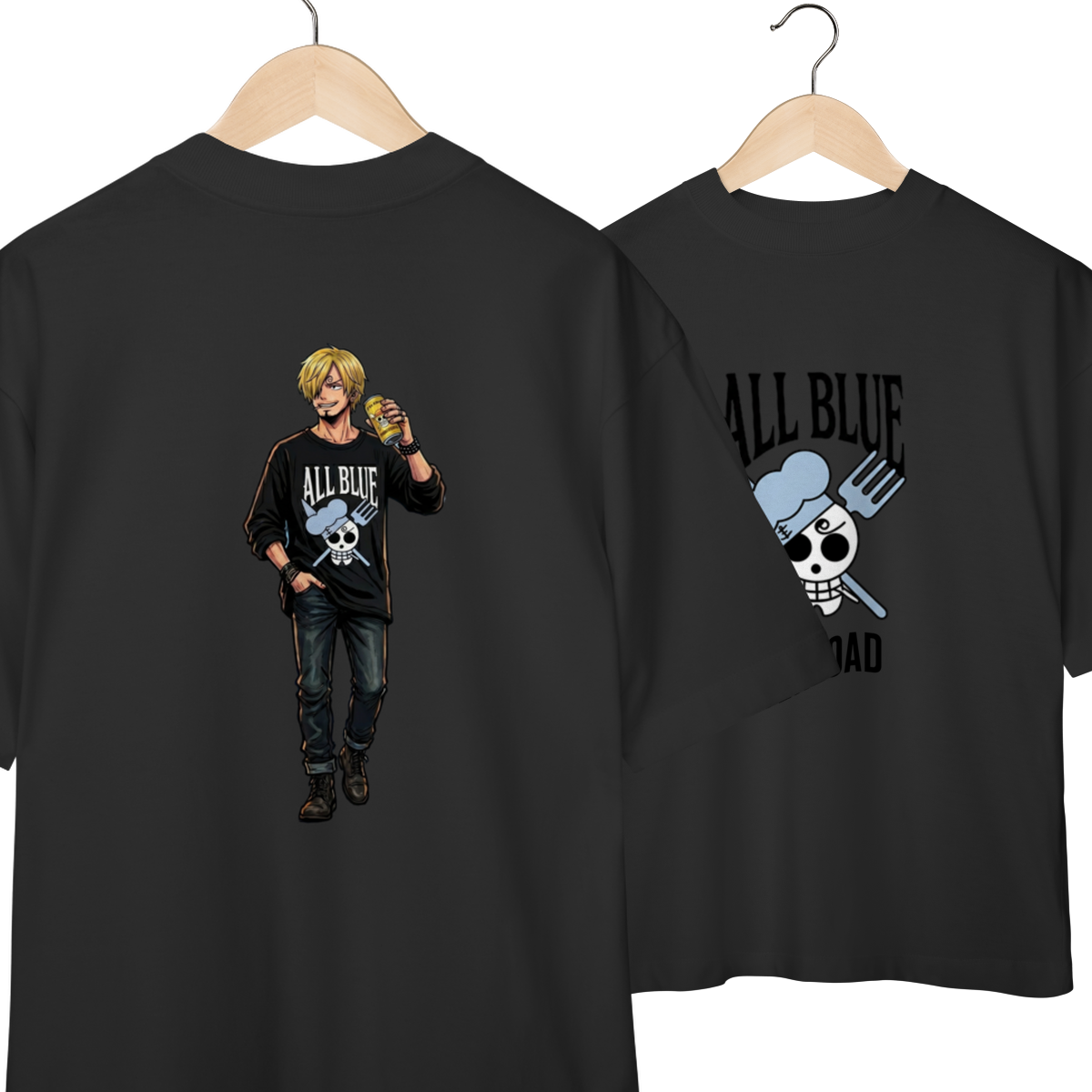 Camiseta Oversized sanji - edit nakamafuel