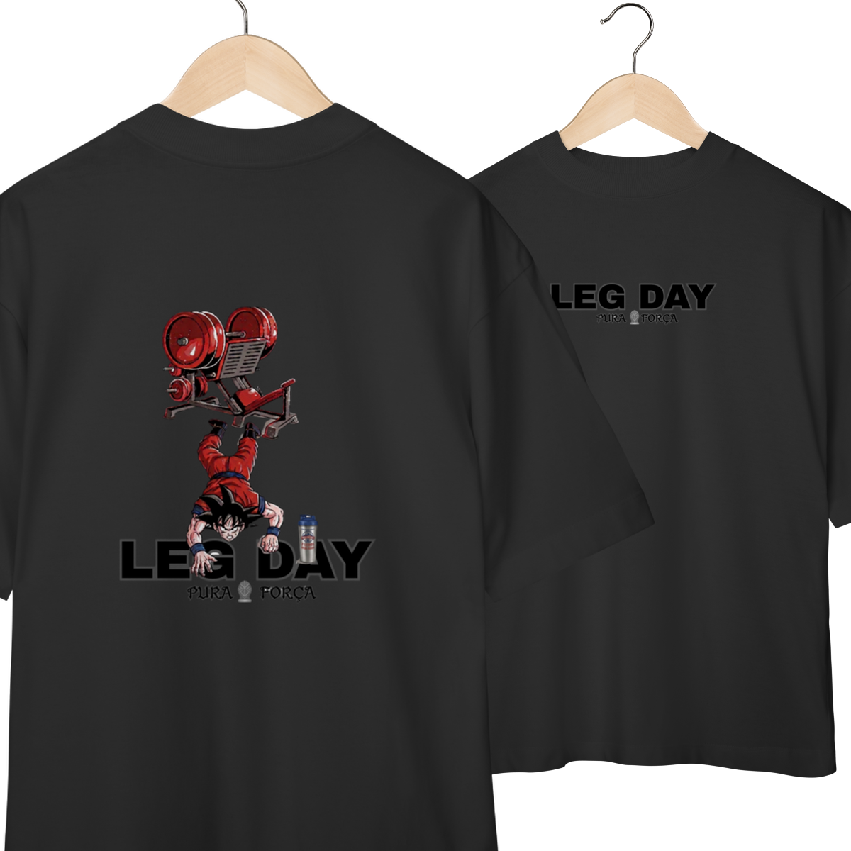 Camiseta Oversized Goku - Leg Day