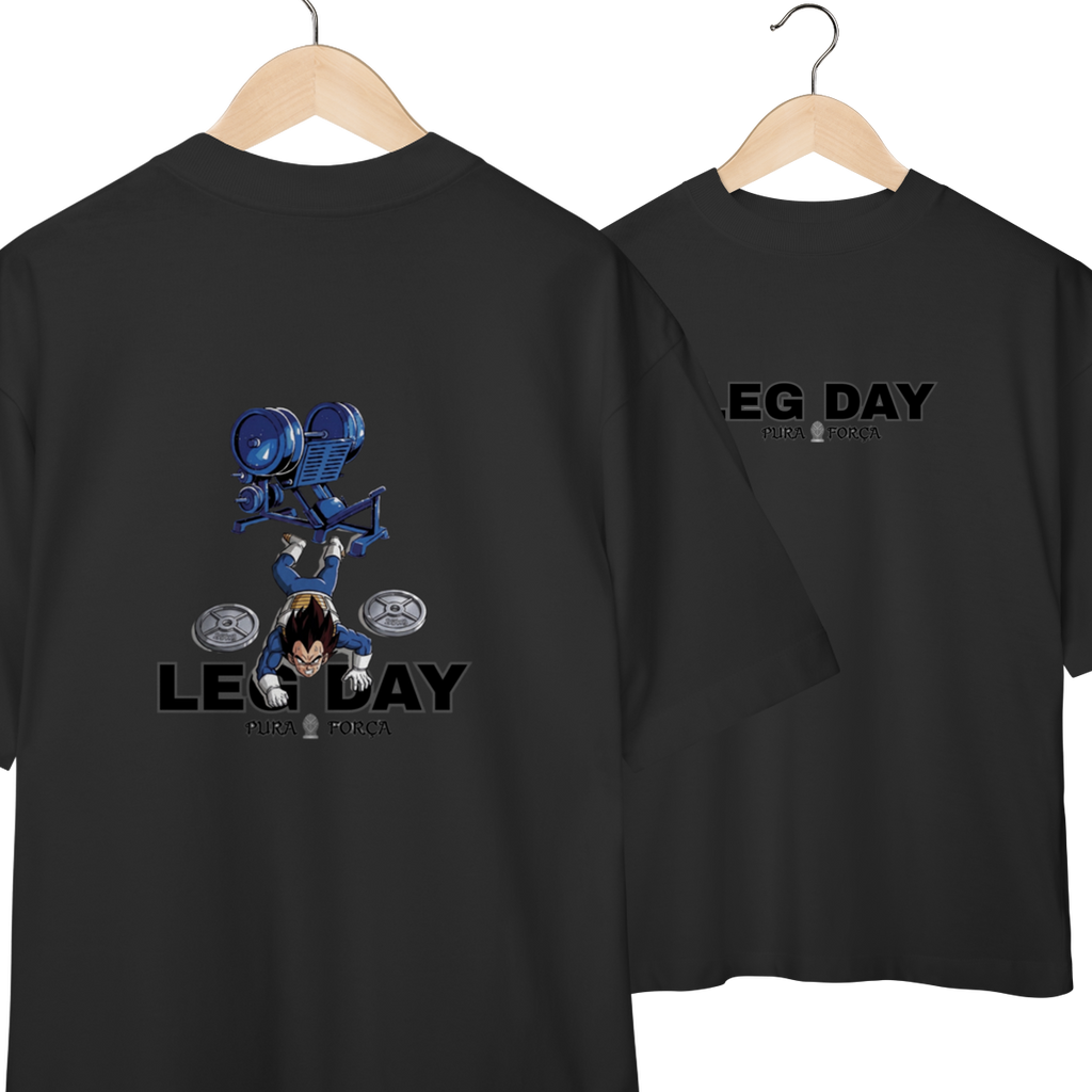 Camiseta Oversized Vegeta - Leg Day