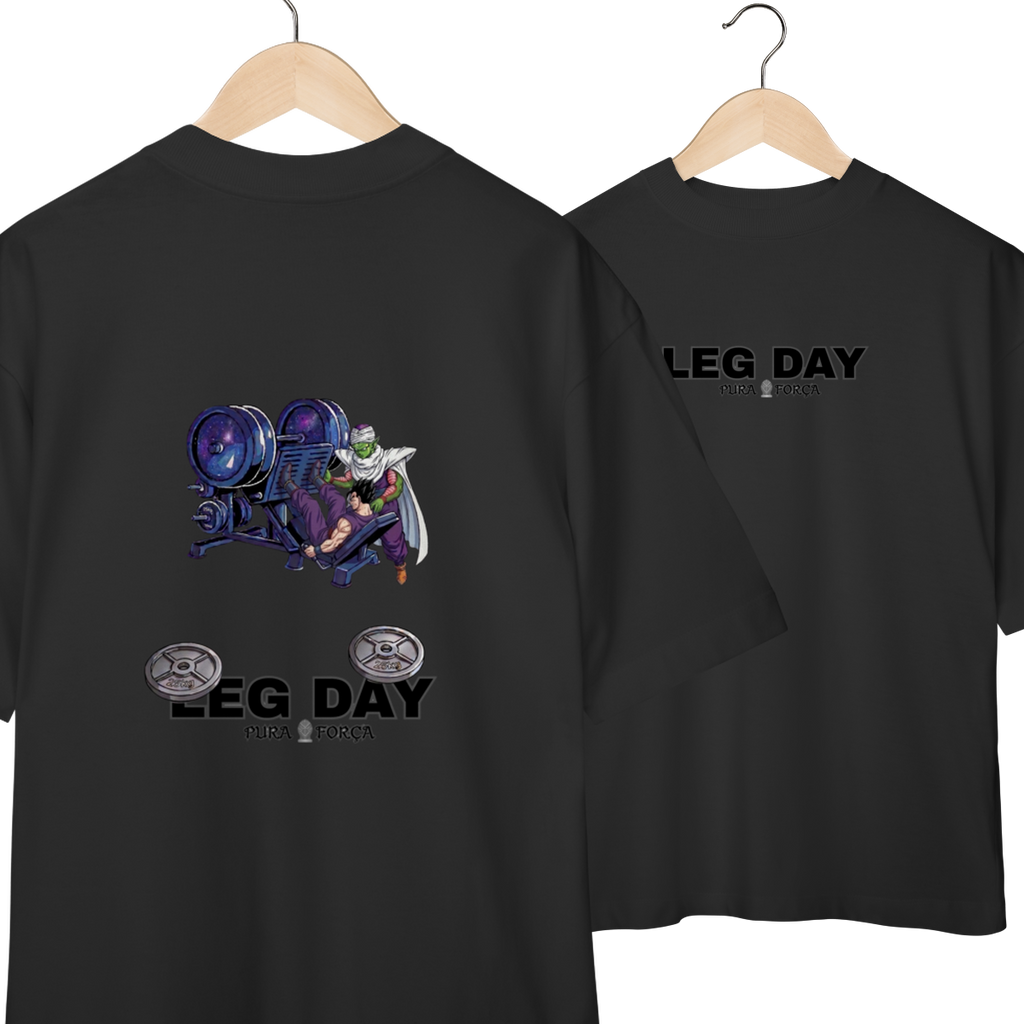 Camiseta Oversized Gohan e Piccolo - Led Day