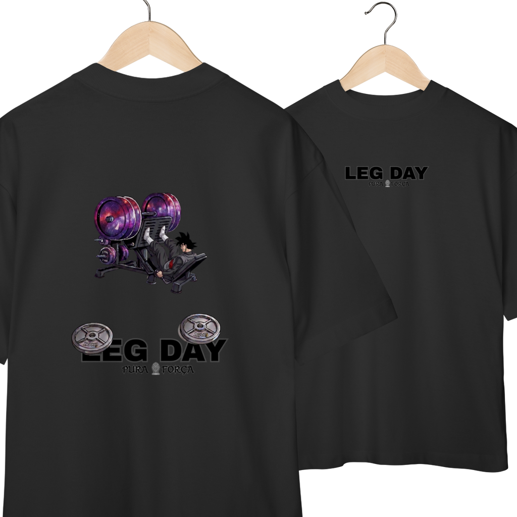 Camiseta Oversized Goku black - Leg Day