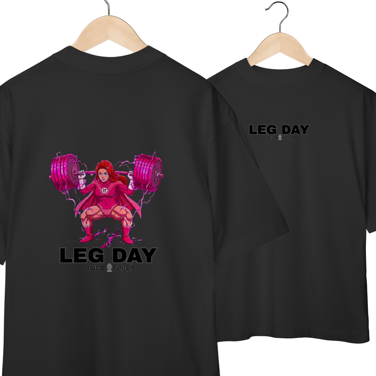 Camiseta Oversized eve - Leg Day