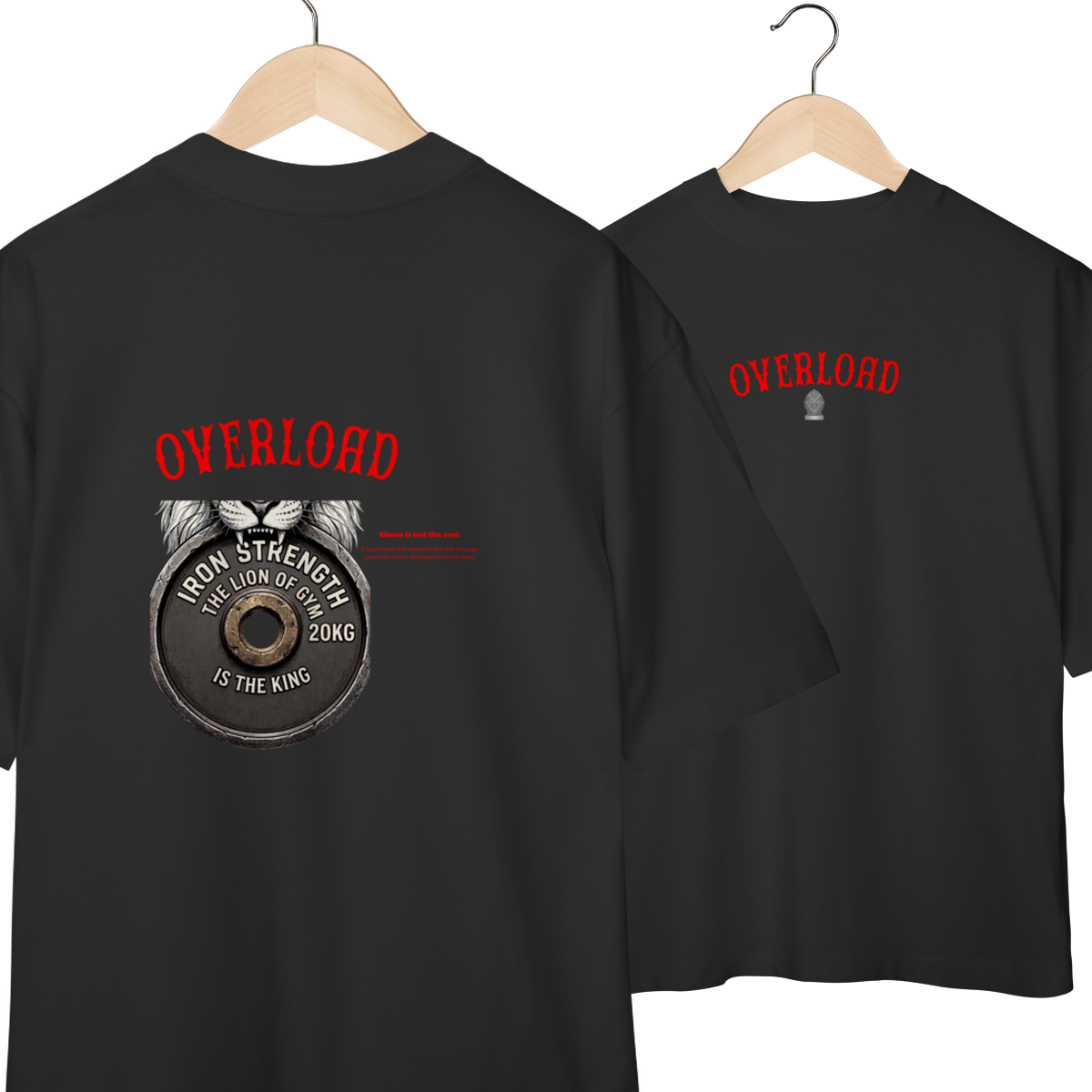 Camiseta Oversized - iron strength