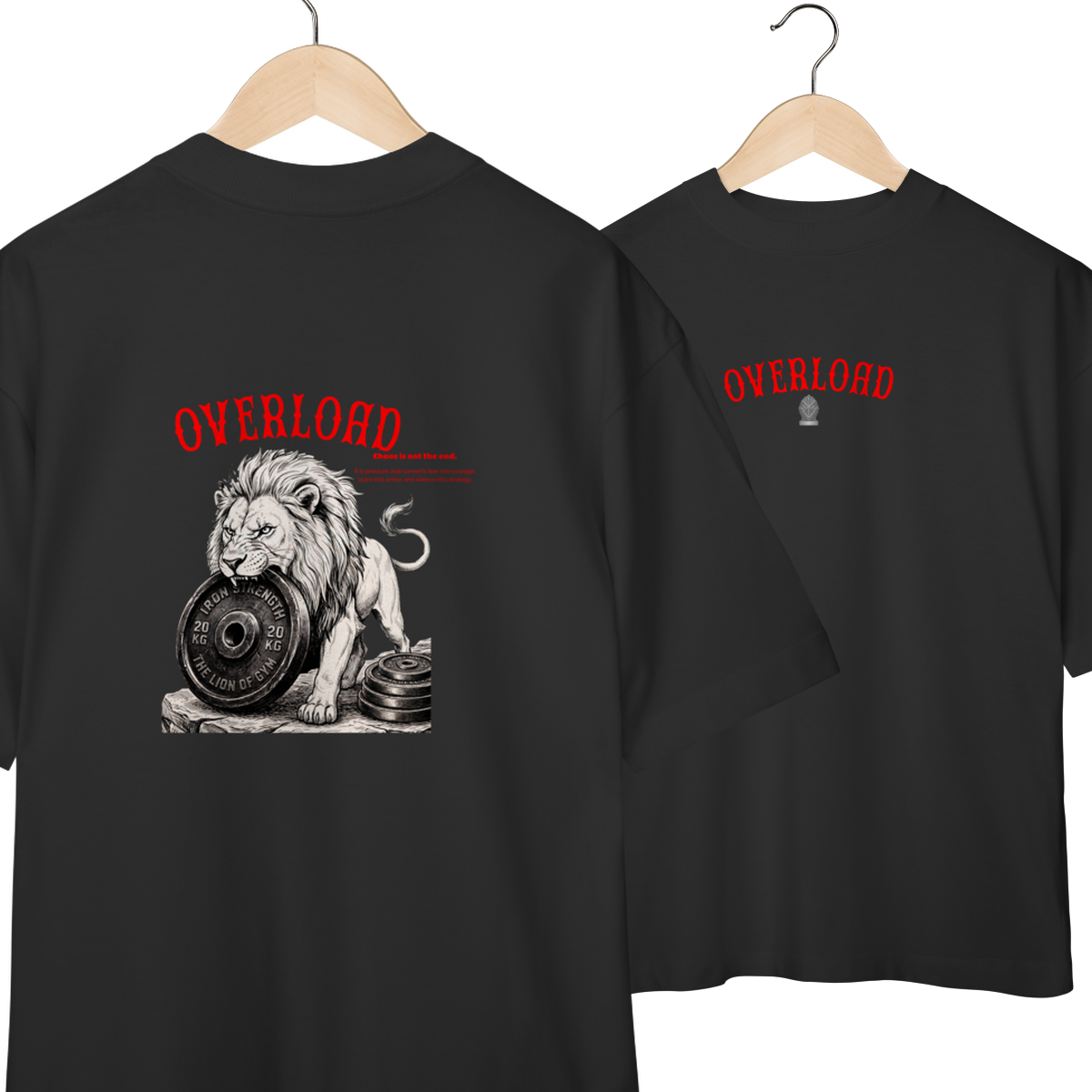 Camiseta Oversized - iron strength