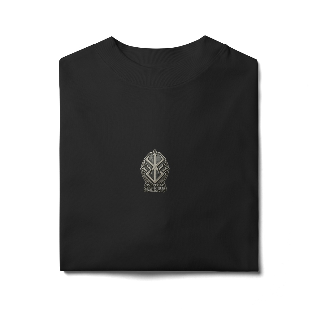 Camiseta Oversized "Leg Day" cor preta