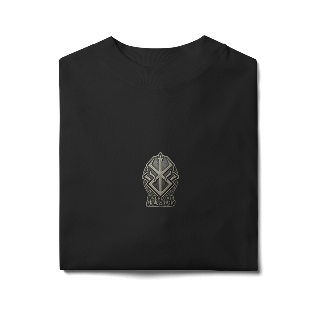 Camiseta Oversized"Jesus"Cor preto