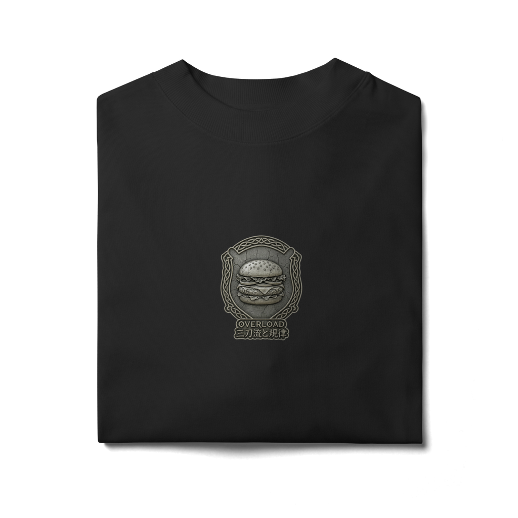 Camiseta Oversized "Bulking" cor preto