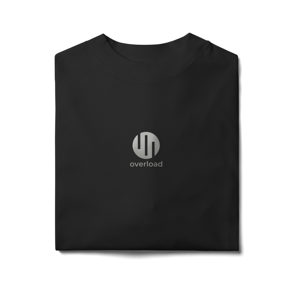 Camiseta Oversized "Viltrum gym" cor preto
