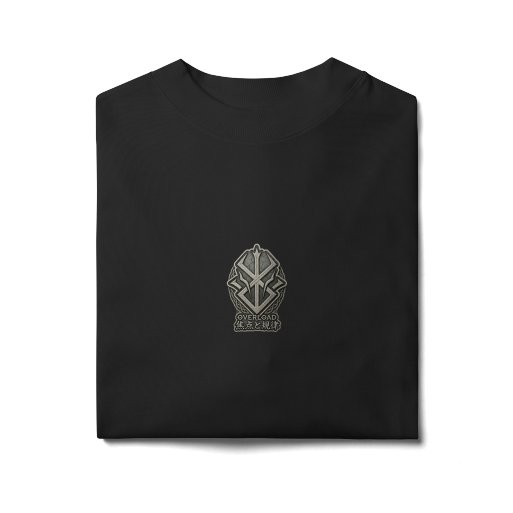 Camiseta Oversized "Afrodite OLYMPIA" cor preto