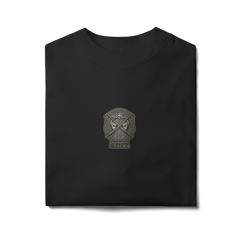 Camiseta Oversized "Zoro" cor preto