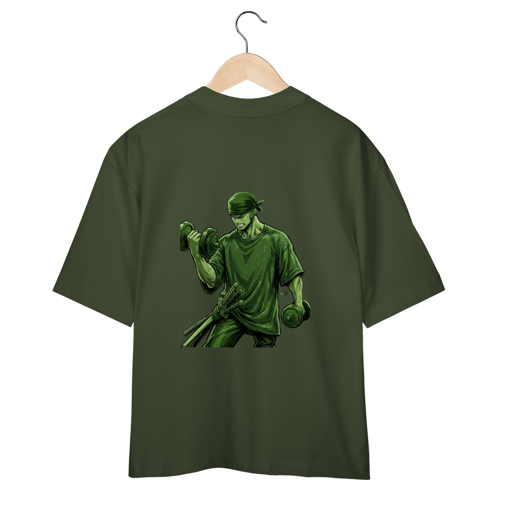 Camiseta Oversized "Zoro" cor verde