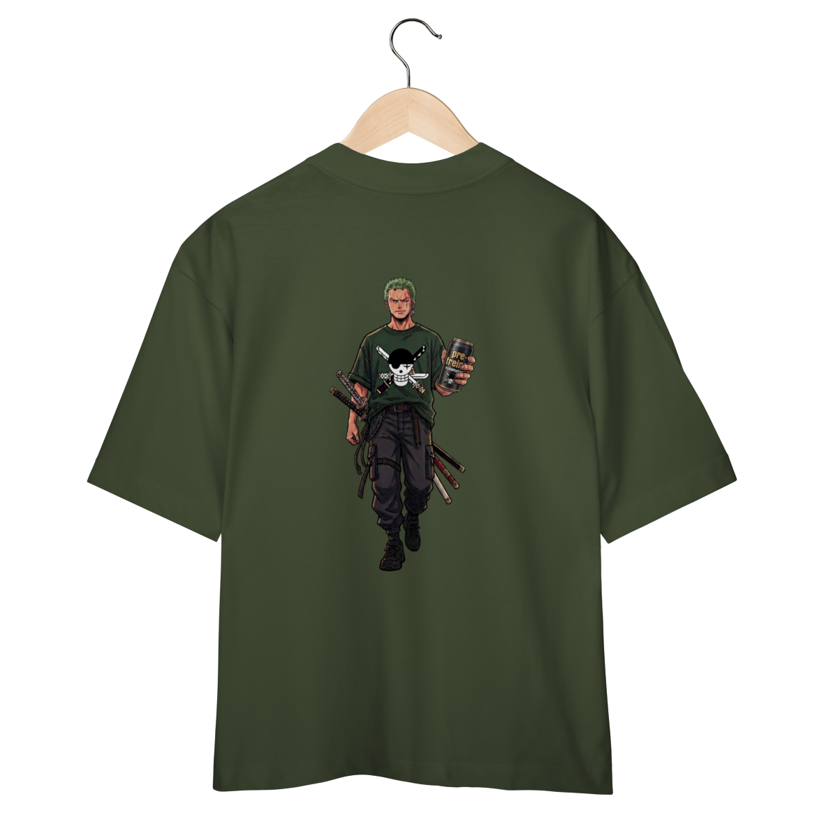 Camiseta Oversized zoro - edit nakamafuel