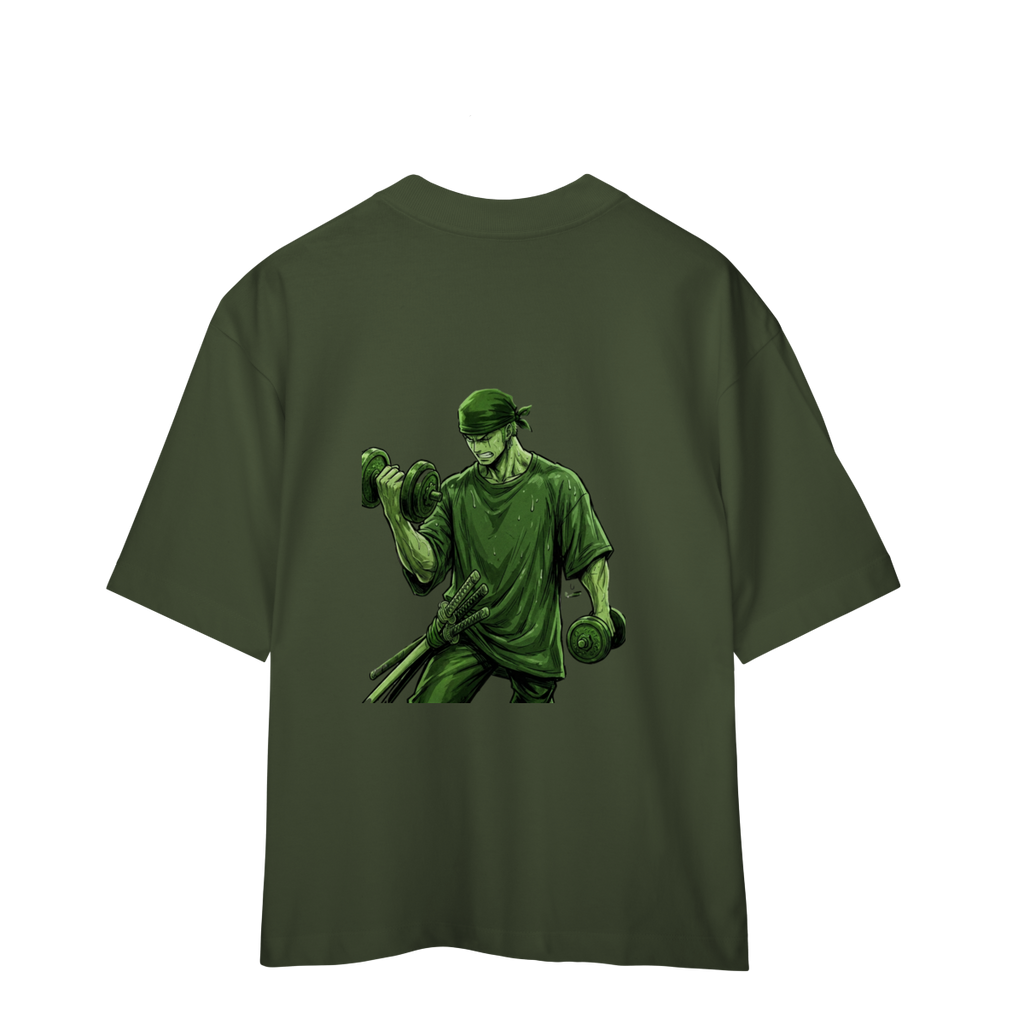 Camiseta Oversized "Zoro" cor verde