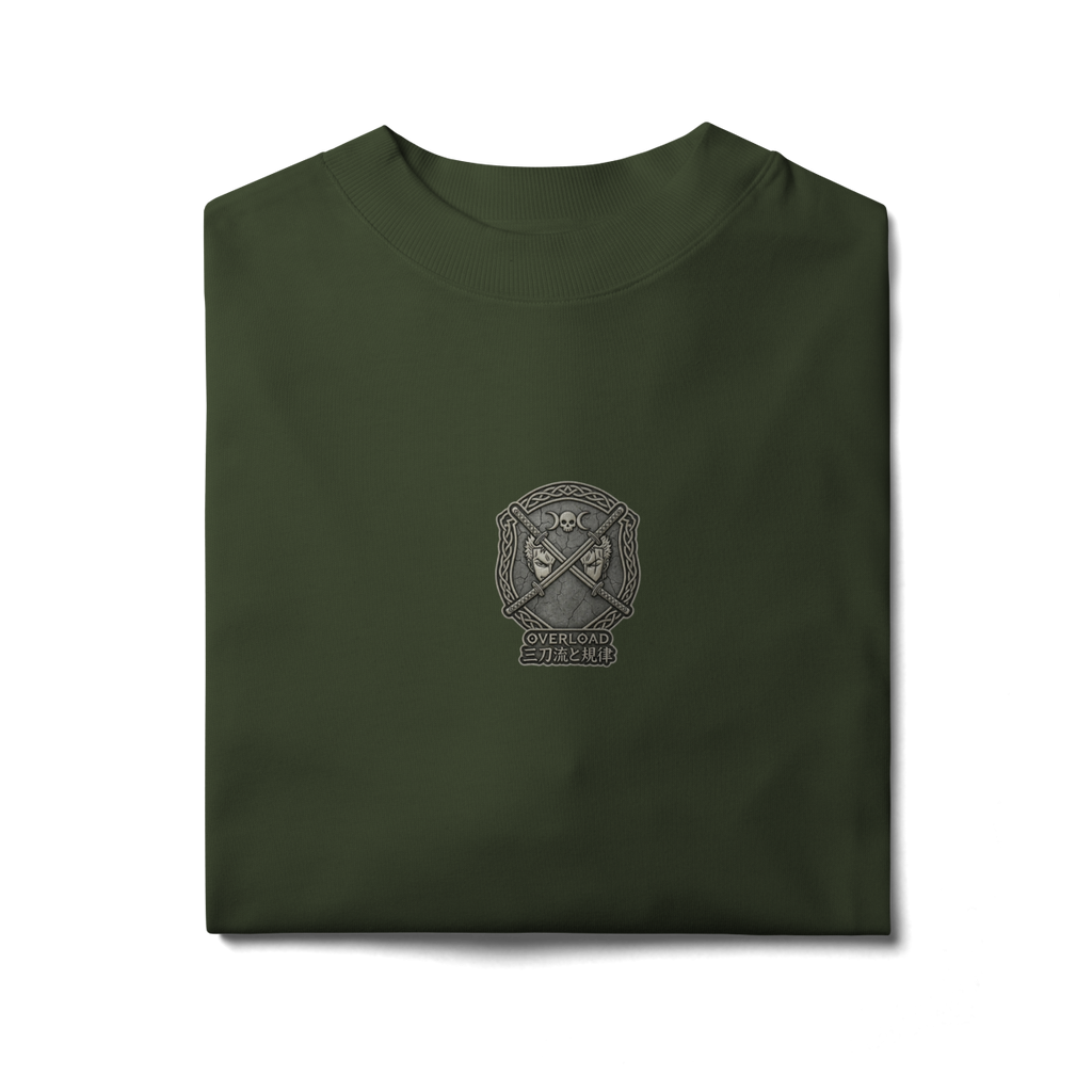 Camiseta Oversized "Zoro" cor verde