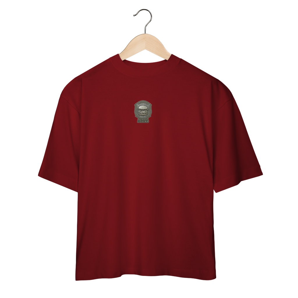 Camiseta Oversized "Bulking" cor vinho