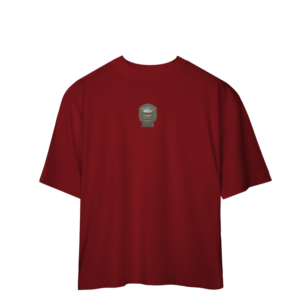Camiseta Oversized "Bulking" cor vinho