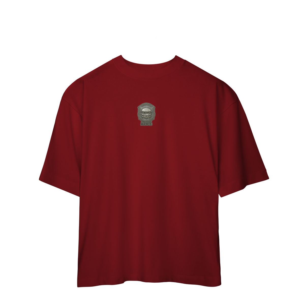 Camiseta Oversized "Bulking" cor vinho