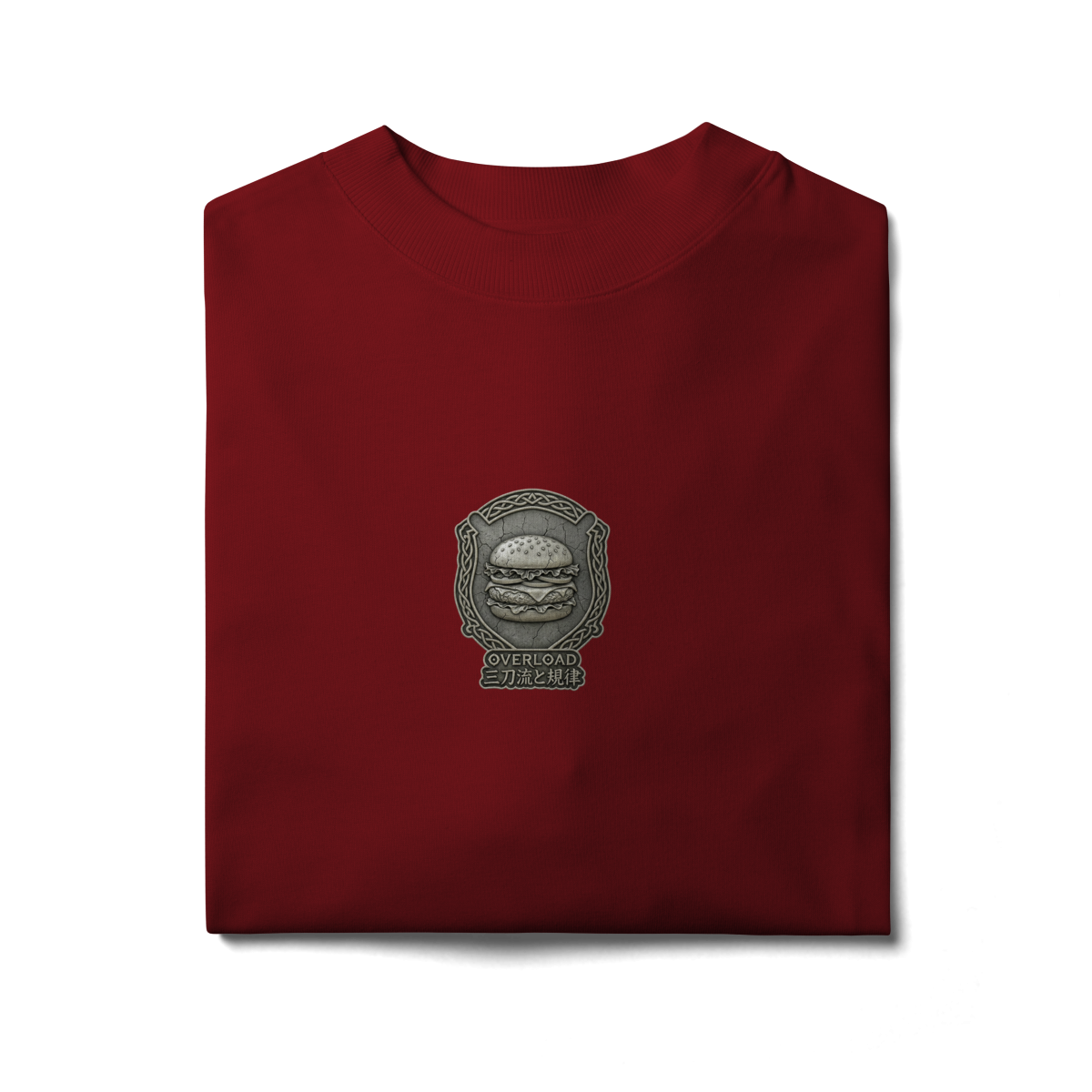 Camiseta Oversized "Bulking" cor vinho
